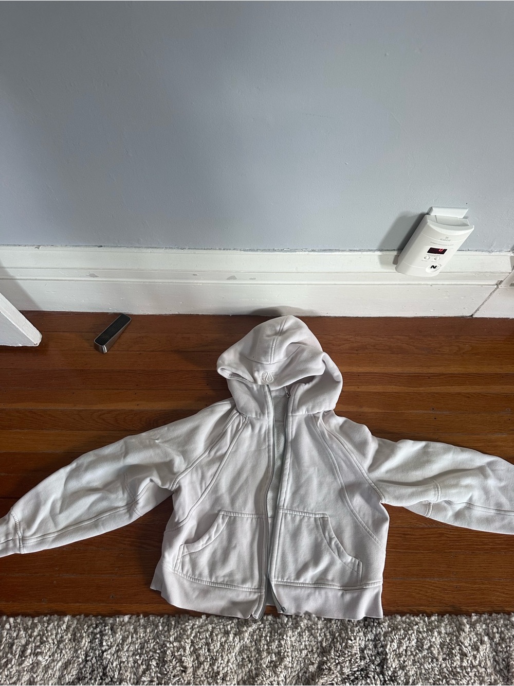 lululemon athletica Scuba White Full-Zip Hoodie